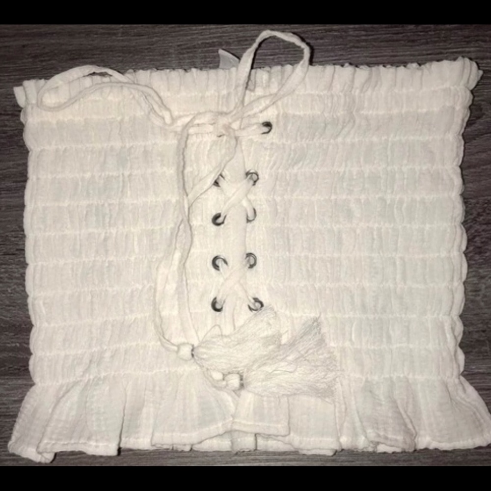 American eagle white tube top